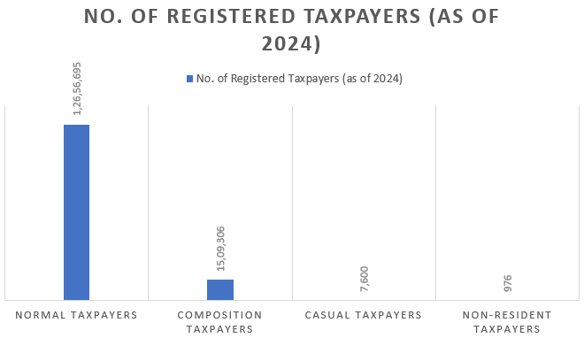 GRAPHICAL REPRESENTATION OF TAX PAYERS